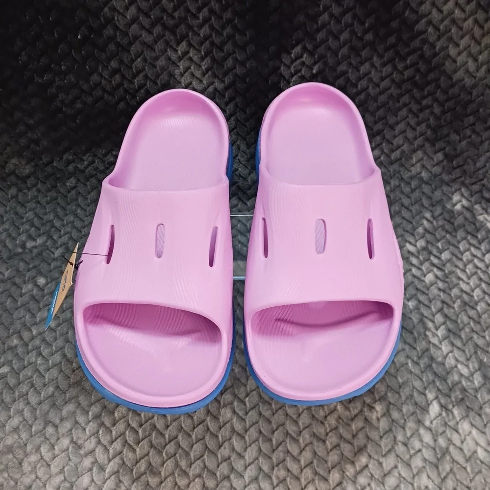 HOKA Unisex Ora‎ Recovery Slides 3 Cyclamen Coastal Sky Size 14M 16W